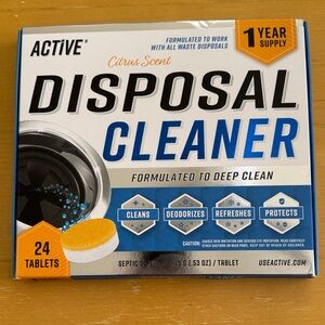 Active Citrus Scent Disposal Cleaner Tablets